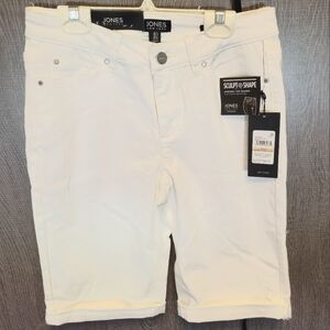 White Bermuda Shorts Size 2